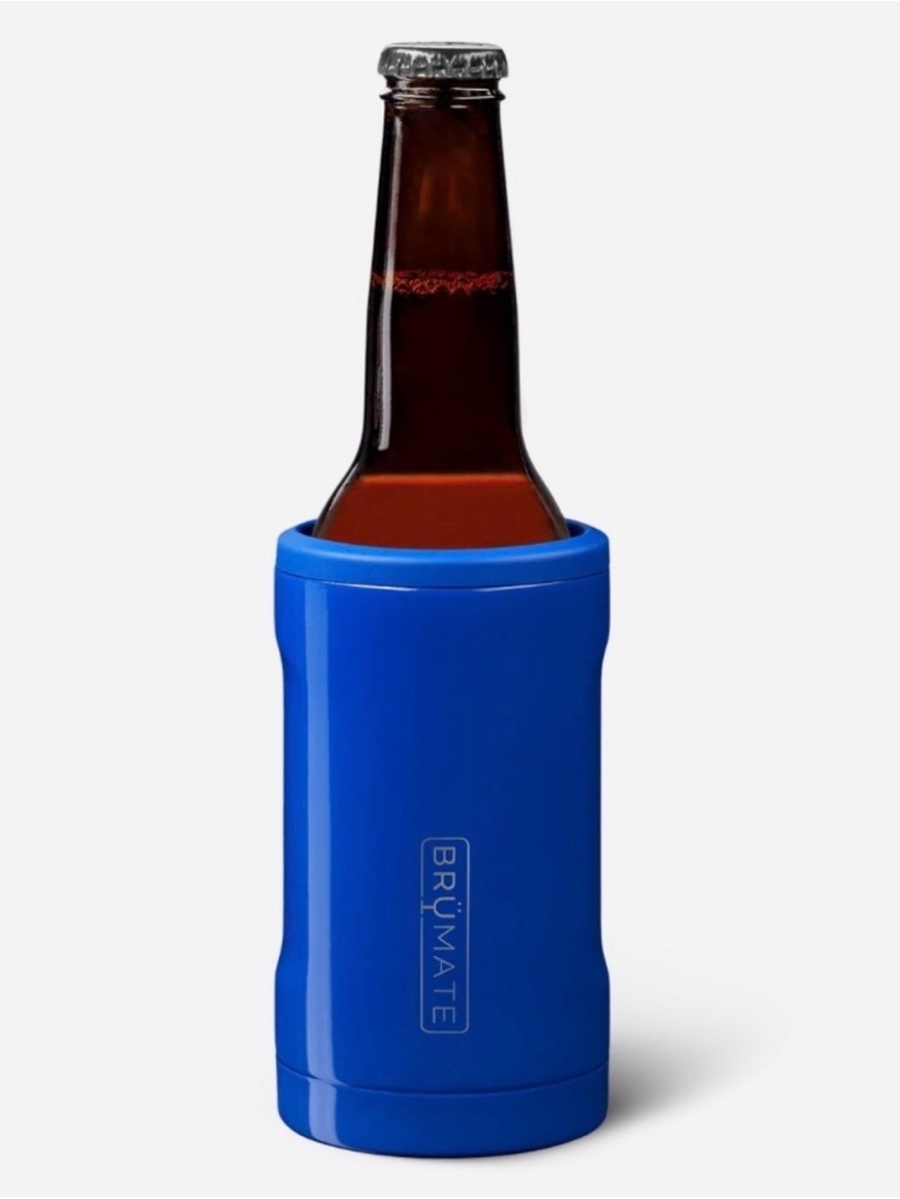 BrüMate 12 oz Royal Blue Hopsulator Bott’l Insulated Beer Can Cooler- NEW 💙